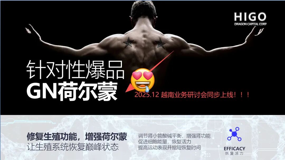 Read more about the article 重启基因荷尔蒙时代：HIGO Gn荷尔蒙，引爆全球健康新革命！