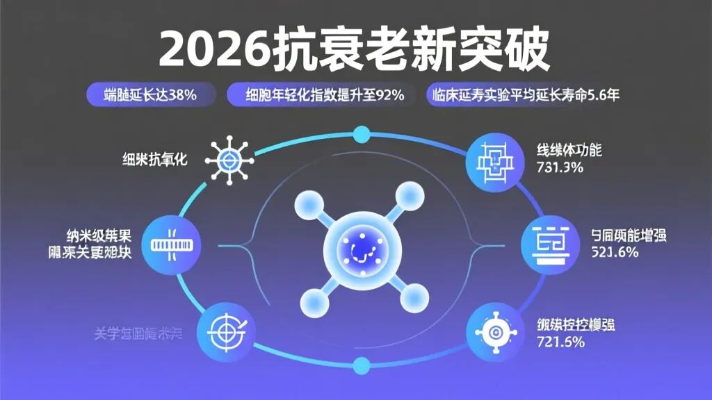 Read more about the article 2026年抗衰老领域迎来重大突破科学家发现延长寿命的关键原来是它！