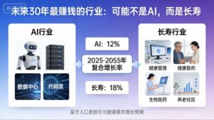Read more about the article 未来30年最赚钱的行业，可能不是AI，而是长寿